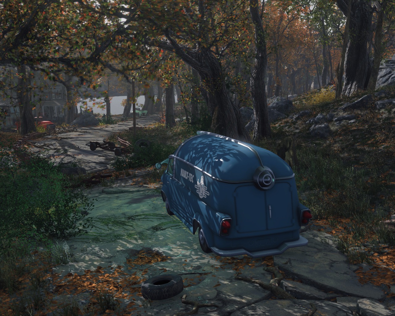 Езда на машинах в Fallout 4