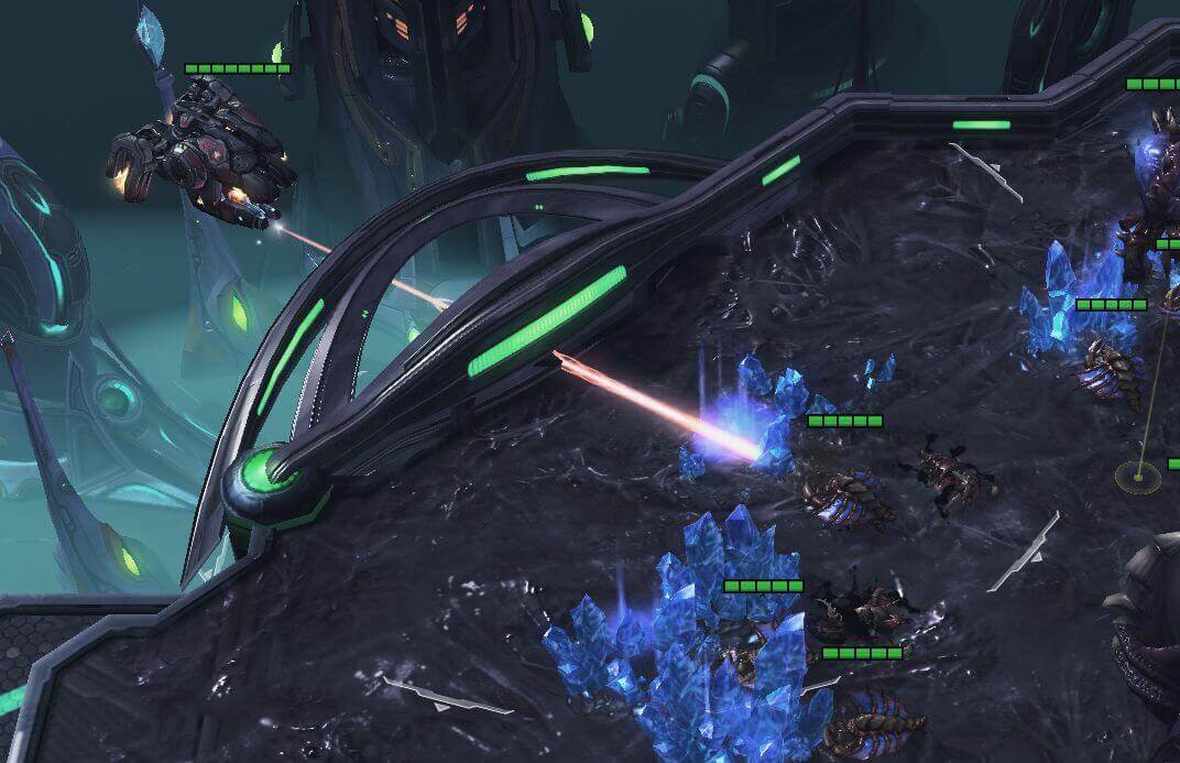 TvZ с харасом Либераторами - билд StarCraft II
